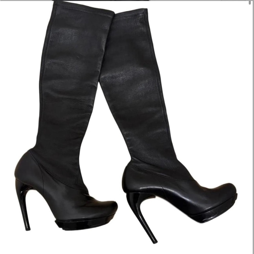 Balenciaga Black Heeled Boots